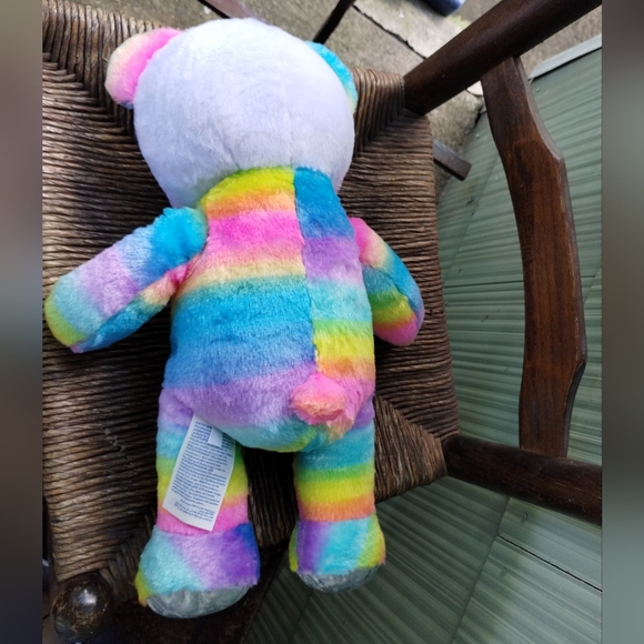 BUILD A BEAR Rainbow Friends Panda Bear Plush Multicolor Doll Stuffed Animal Toy - Picture 4 of 15